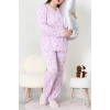 Modal Büyük Beden Pijama Takımı Morçiçek - 773.1287.