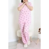 Modal Büyük Beden Pijama Takımı Pembeçiçek - 775.1287.