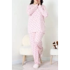 Modal Büyük Beden Pijama Takımı Pudraçiçek - 773.1287.