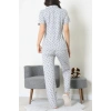Modal Düğmeli Pijama Takımı Grikalp - 789.1287.