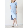 Modal Kumaş Bisiklet Yaka Midi Boy Elbise Bebemavi - 71134.275.