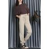 Modal Kumaş Jogger Pantolon Bej - 31591.444.