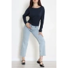 Modal Kumaş Kayık Yaka Bluz Laci - 4118.1247.