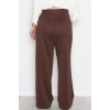 Modal Kumaş Palazzo Pantolon Kahve - 51104.2061.