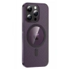 Movenchy iPhone 14 Pro Kılıf PP Magsafe Kapak - Derin Mor