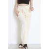 Müslin Bol Paça Pantolon Bej - 349.1238.