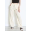 Müslin Bol Paça Pantolon Bej - 349.1238.