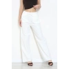 Müslin Bol Paça Pantolon Beyaz - 349.1238.