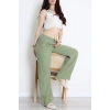 Müslin Bol Paça Pantolon Haki - 349.1238.
