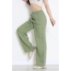 Müslin Bol Paça Pantolon Haki - 349.1238.