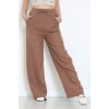Müslin Bol Paça Pantolon Kahve - 349.1238.