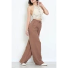 Müslin Bol Paça Pantolon Kahve - 349.1238.