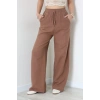 Müslin Bol Paça Pantolon Kahve - 349.1238.
