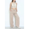 Müslin Bol Paça Pantolon Vizon - 349.1238.