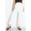 Müslin Kumaş Pantolon Ekru - 7961.1437.
