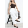 Müslin Kumaş Pantolon Ekru - 7961.1437.