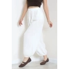 Müslin Kumaş Pantolon Ekru - 7961.1437.