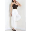Müslin Kumaş Pantolon Ekru - 7961.1437.