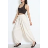 Müslin Kumaş Pantolon Krem - 7961.1437.