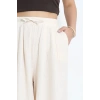 Müslin Kumaş Pantolon Krem - 7961.1437.