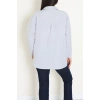 Nakış Detaylı Terıkoton Gömlek Boyalıgri - 43958.2111.