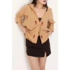 Nakış Detaylı Terıkoton Gömlek Camel - 43959.2111.
