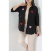 Nakış Detaylı Terıkoton Gömlek Siyah - 43960.2111.