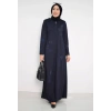Nakışlı Ferace mdc 2031 Lacivert