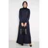 Nakışlı Ferace mdc 2031 Lacivert