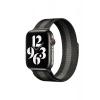 Newface Apple Watch 38mm Metal Mıknatıslı Kordon - Siyah-Beyaz
