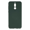 Newface Huawei Mate 10 Lite Kılıf Nano içi Kadife Silikon - Koyu Yeşil