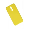 Newface Huawei Mate 10 Lite Kılıf Nano içi Kadife Silikon - Sarı