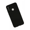 Newface Huawei P Smart 2019 Kılıf Nano içi Kadife Silikon - Siyah