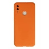 Newface Huawei P Smart 2019 Kılıf Nano içi Kadife Silikon - Turuncu