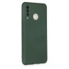 Newface Huawei P30 Lite Kılıf Nano içi Kadife Silikon - Koyu Yeşil