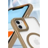 Newface iPhone 11 Kılıf Enka Magsafe Silikon Kılıf - Desert