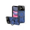 Newface iPhone 11 Kılıf Joy Lens Standlı Kapak - Lacivert