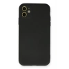 Newface iPhone 11 Kılıf Nano içi Kadife Silikon - Siyah