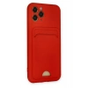 Newface iPhone 11 Pro Kılıf Kelvin Kartvizitli Silikon - Kırmızı