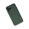 Newface iPhone 11 Pro Kılıf Nano içi Kadife Silikon - Koyu Yeşil