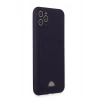 Newface iPhone 11 Pro Max Kılıf Kelvin Kartvizitli Silikon - Derin Mor