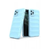 Newface iPhone 11 Pro Max Kılıf Optimum Silikon - Sky Blue