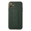 Newface iPhone 12 Kılıf Coco Deri Standlı Kapak - Yeşil