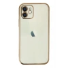 Newface iPhone 12 Kılıf Razer Lensli Silikon - Gold