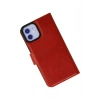 Newface iPhone 12 Kılıf Trend S Plus Kapaklı Kılıf - Kırmızı