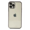 Newface iPhone 12 Pro Kılıf Razer Lensli Silikon - Siyah