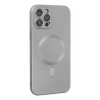 Newface iPhone 12 Pro Max Kılıf Moshi Lens Magneticsafe Silikon - Gümüş