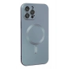 Newface iPhone 12 Pro Max Kılıf Moshi Lens Magneticsafe Silikon - Sierra Blue