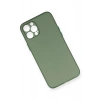 Newface iPhone 12 Pro Max Kılıf PP Ultra İnce Kapak - Yeşil