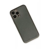 Newface iPhone 13 Pro Kılıf Coco Karbon Silikon - Füme